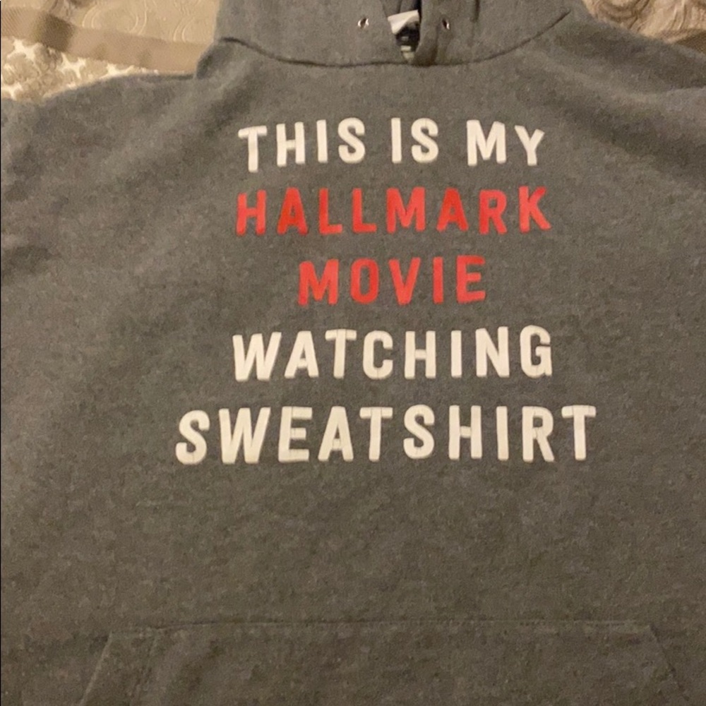 Cute Hallmark movie sweatshirt size large